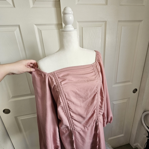 Shein Plus Womens Long Sleeve Dress 1XL - Picture 3 of 7